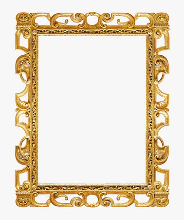Gold frame for paintings, mirrors or photos