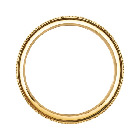 Golden frame for paintings, mirrors or photoの写真素材