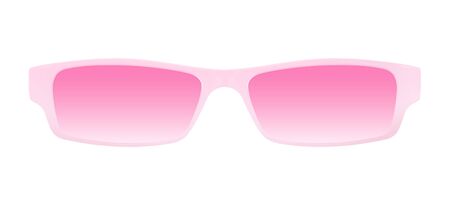 Sunglasses isolated on white background for applying on a portraitの写真素材