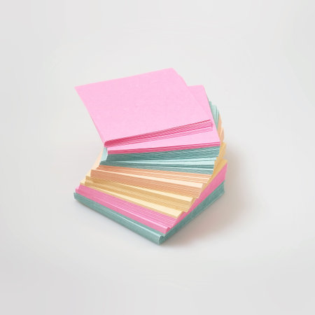 A pack of blank paper on a white background for presentation of a design project to a customer