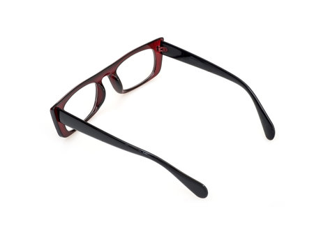 Glasses isolated on white backgroundの写真素材