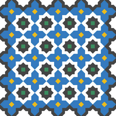 Classic Arabic Geometric seamless pattern (background / mockup)のイラスト素材