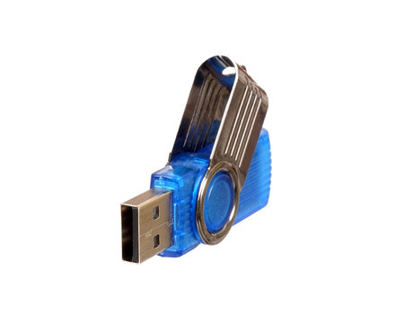 USB flash drive isolated on white background