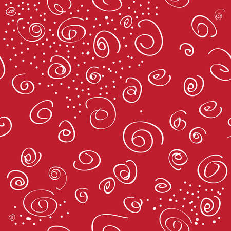 Seamless swirl (serpentine) pattern merry Christmas mockupのイラスト素材