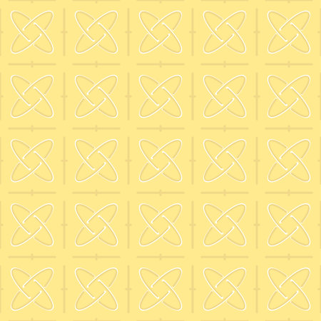 Geometric vector seamless pattern in modern styleのイラスト素材
