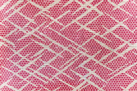 Isolated decorative wrapping paper with white abstract pattern