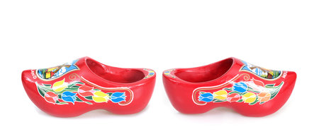 Souvenir (magnet) from Netherlands (Holland) isolated on white backgroundの写真素材