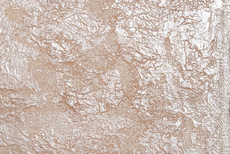 Isolated oil painting on canvas close-up (macro)