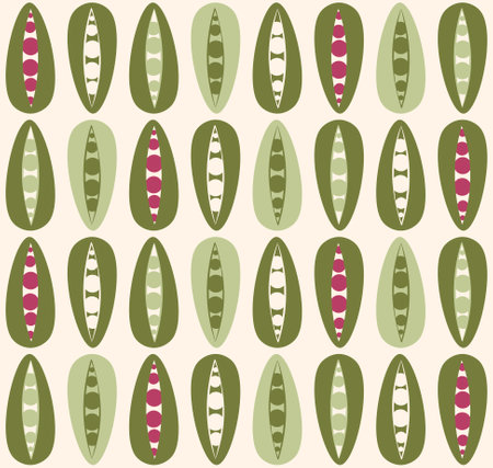 Seamless vector abstract pattern in scandinavian styleのイラスト素材