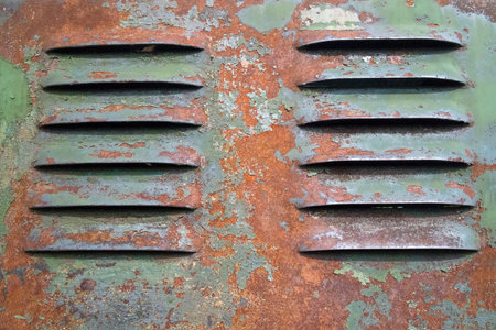 Isolated rust on surface of old mechanism for create graphic design backgroundの写真素材