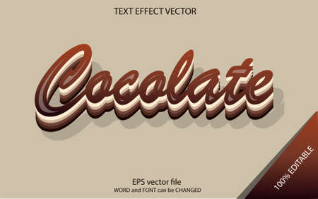 vector text effect editableのイラスト素材