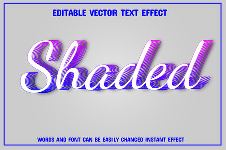 Editable text effect - Share 3d style vector editable text effectのイラスト素材