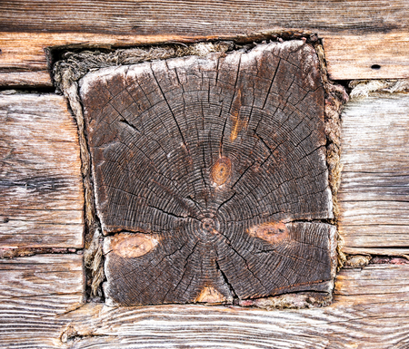 an old wooden warehouse elementの写真素材