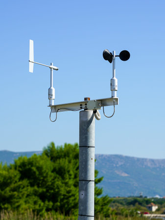 Weather station for automatic measurement of weather parameters, tool for measuring meteorology...