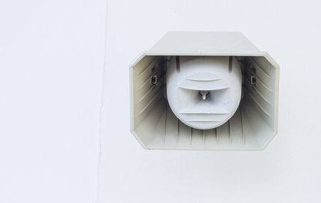 Loud speaker for a public address systemの写真素材