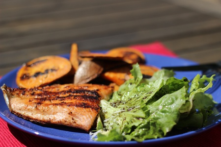 Fish and Chips on a Plateの写真素材