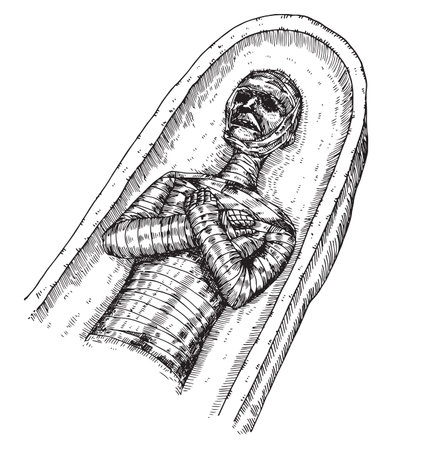 The mummyのイラスト素材