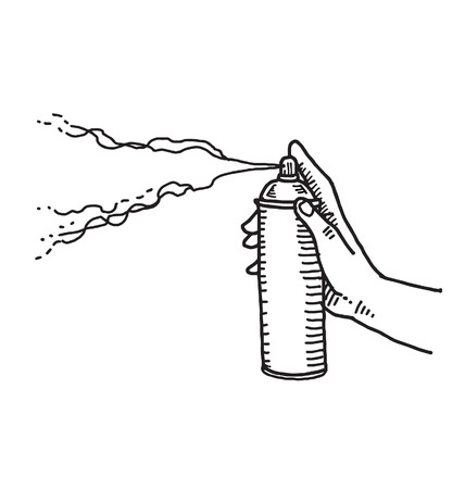 Sprayのイラスト素材