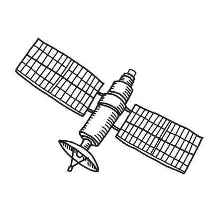 satelliteのイラスト素材