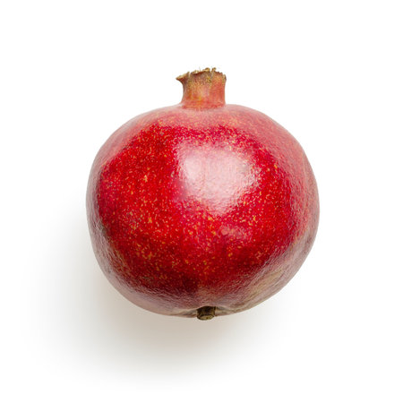 Pomegranate isolated on white background. Clipping Path.の写真素材