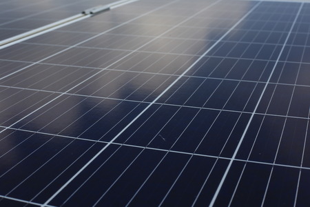 Large-Scale Solar Farmの写真素材