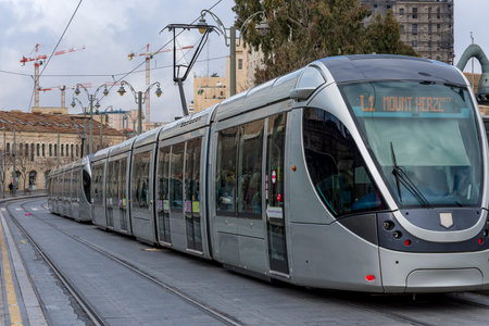 Jerusalem is the most visited city by tourists in Israel Jerusalem tram