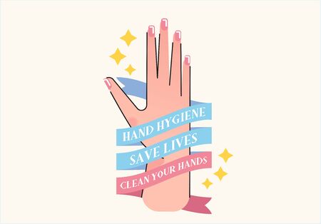 Washing hand hygiene hygienic illustration vectorのイラスト素材