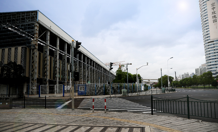 Former Shanghai Expo Exhibition Streetのeditorial素材