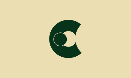 letter C abstract icon logo initial conceptのイラスト素材