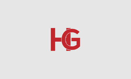 Letter HG Original monogram/icon designのイラスト素材
