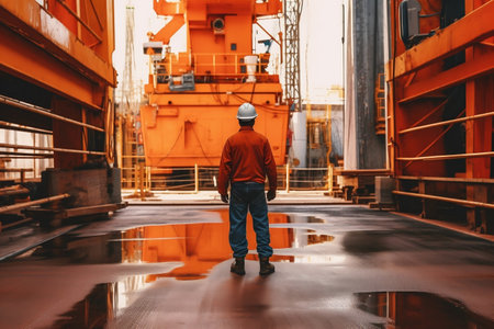 Construction Worker Orange Equipmentの素材