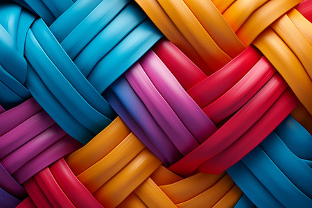 Woven Straw Background, GenerativeÂ Aiの素材