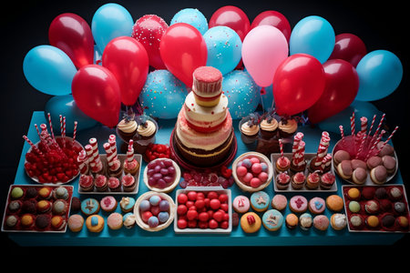 A Childhood Fantasy: The Ultimate Birthday Tableの素材