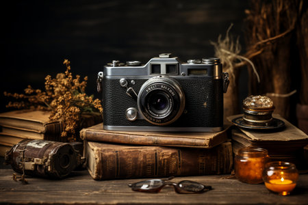 Capturing Memories: A Vintage Camera's Restの素材