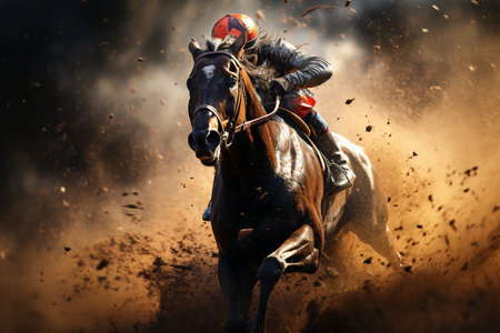 The Determined Jockey and the Racing Realmの素材