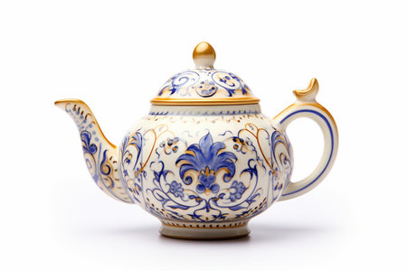 Old fashioned Teapot Antique Ceramicの素材