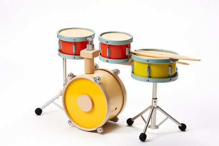 Childhood Rhythm Miniature Toy Drum Setの素材