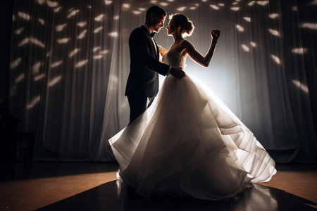 Serenading Love The Inaugural Dance of the White Coupleの素材
