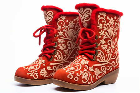 Traditional Russian Felt Boots Showcaseの素材