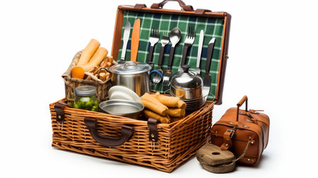 Isolated Camping Essentials Hamperの素材