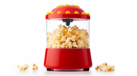 Isolated Popcorn Maker White Backgroundの素材