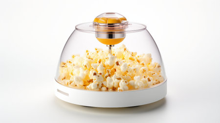 Isolated Popcorn Maker White Backgroundの素材