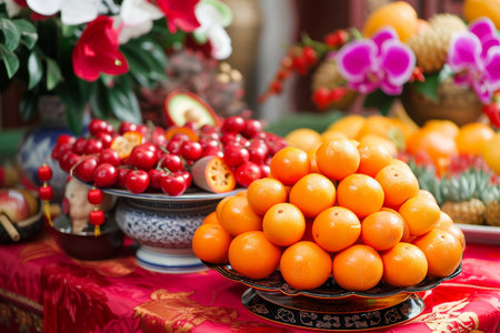 Fruits on A Tableの素材