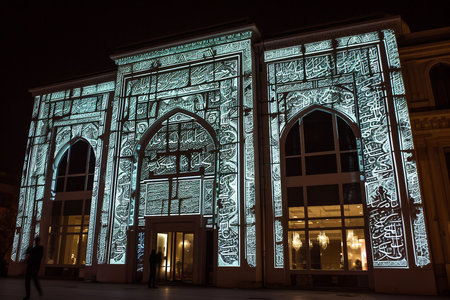 Quran Projection on Buildingsの素材