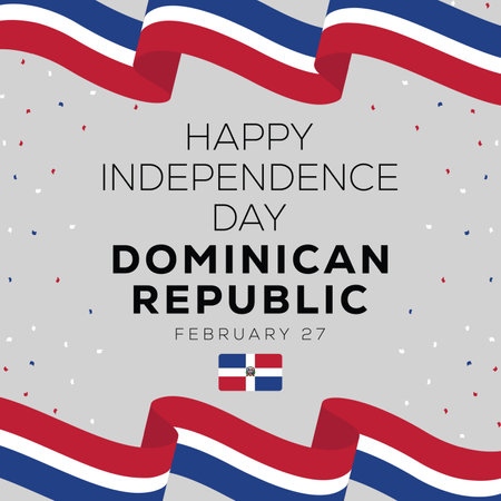 Dominican Republic Heritage in Full Gloryのイラスト素材