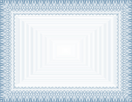 vector secure blank certificateのイラスト素材