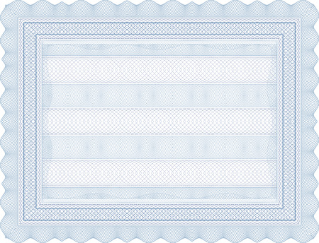 vector secure blank certificate templateのイラスト素材
