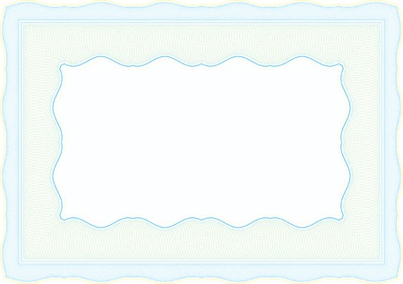 secure blank guilloche certificateのイラスト素材