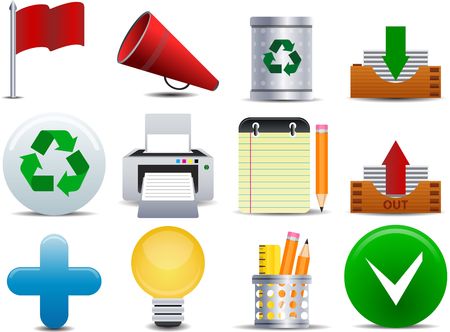 Office and Business icon setのイラスト素材