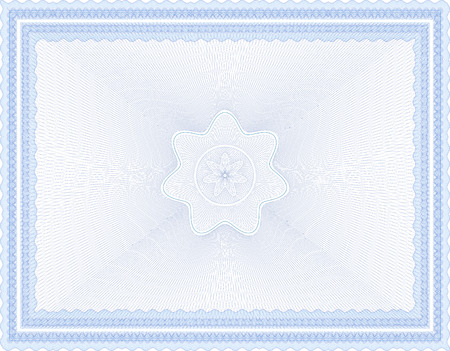 SECURE background BLANK CERTIFICATEのイラスト素材